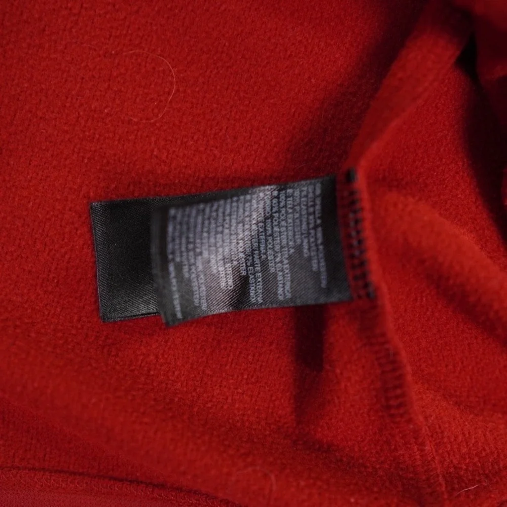 The North Face Canyonlands Jacket Mens Medium Poinciana Orange Half Zip Pullover